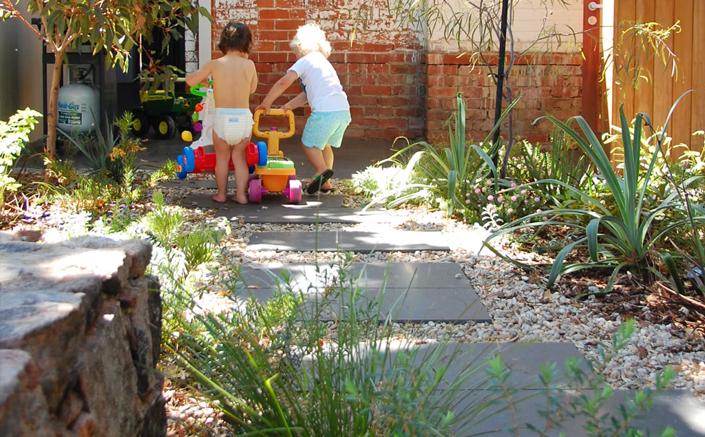 Backyard landscaping for kids